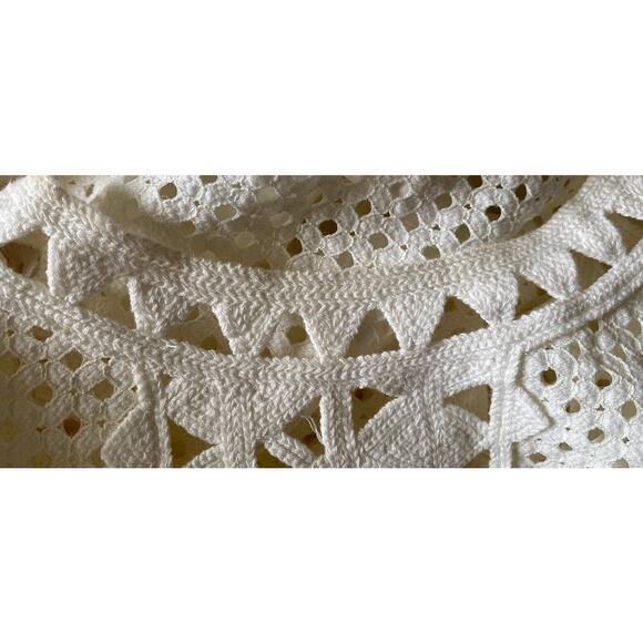 Max Studio Peasant Long Sleeve Dress Crochet Boho Size XS Prairie Cottagecore - Picture 10 of 10